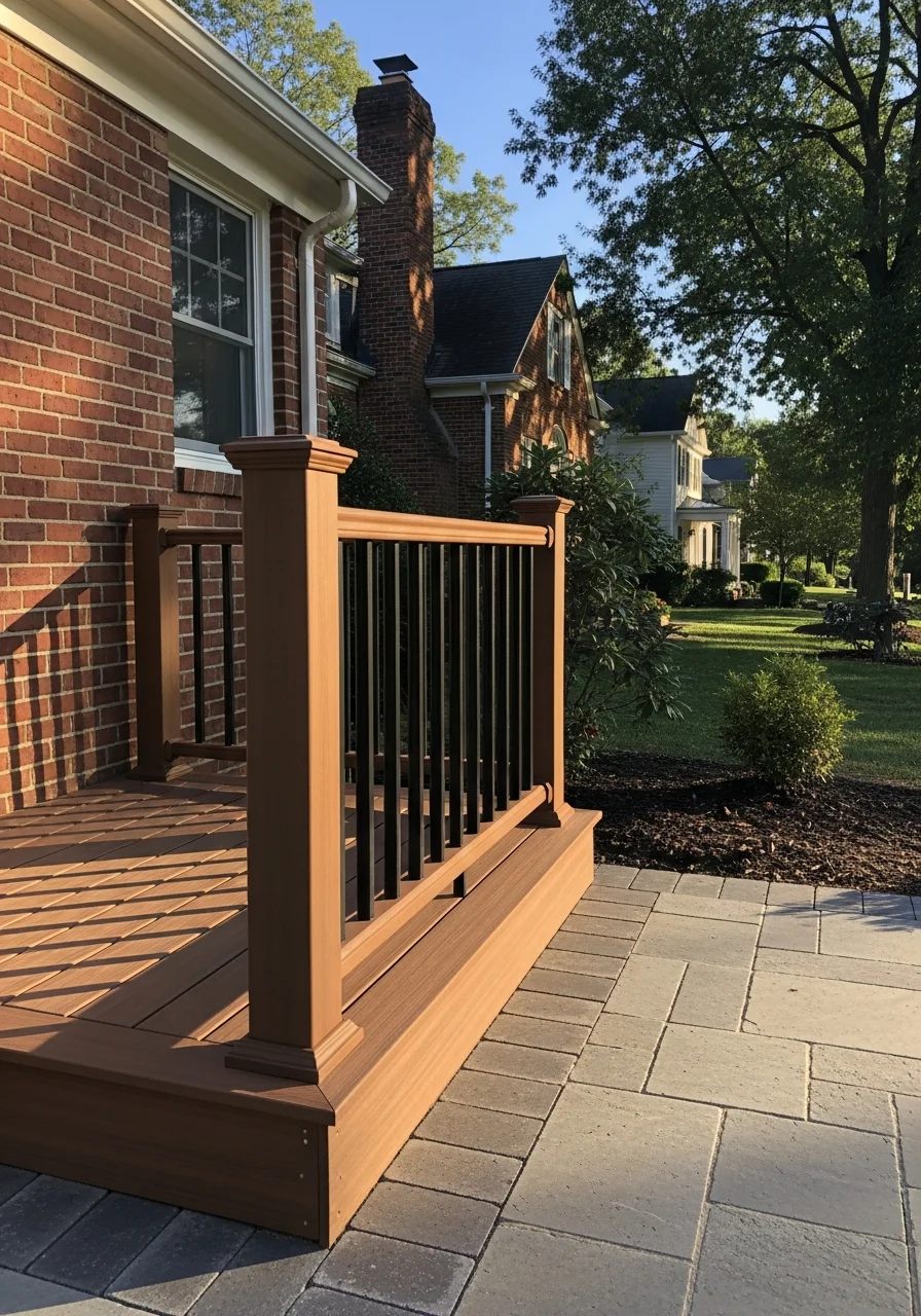 Professional exterior view of a Fairfax County home showing quality workmanship and attention to detail.